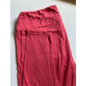 Lularoe T/C Leggings - heather red
